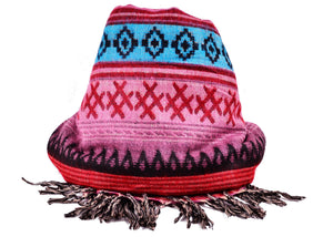 Ethnic Yak Wool Shawl, Boho Scarf，   織途  ， Om Ethnic Handicraft , macrame