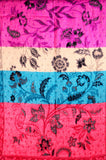 Flower Wool Scarf, Super Warm Double Side Blanket，   織途  ， Om Ethnic Handicraft , macrame