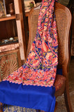 Jama Pure Pashmina Scarf / Stole, hand embroidered , handloom, Fairtrade