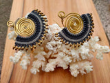 Macrame Boho Style Earrings 11L-10