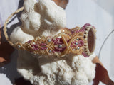 Sunstone Macrame bracelet