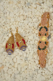 Swarovski Macrame Bracelet，   織途  ， Om Ethnic Handicraft , macrame
