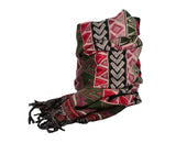Winter Yak Wool Scarf, Ethnic Unisex Shawl，   織途  ， Om Ethnic Handicraft , macrame