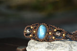 labradorite bracelet, Macrame Jewelry,
