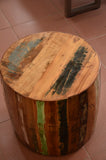Wooden Bucket table, Rustic Furniture