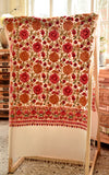 Style2: Jama Pure Pashmina Scarf / Stole, hand embroidered , handloom, Fairtrade