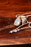 Moonstone Macrame Jewelry necklace