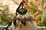 Dream Catcher Macrame Necklace/ Pendant，   織途  ， Om Ethnic Handicraft , macrame