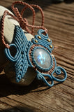 Moonstone Macrame Jewelry，   織途  ， Om Ethnic Handicraft , macrame