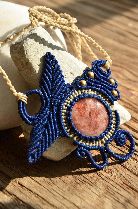 Sunstone Macrame Jewellery，   織途  ， Om Ethnic Handicraft , macrame