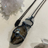 Moon stone & Smoky Quartz necklace